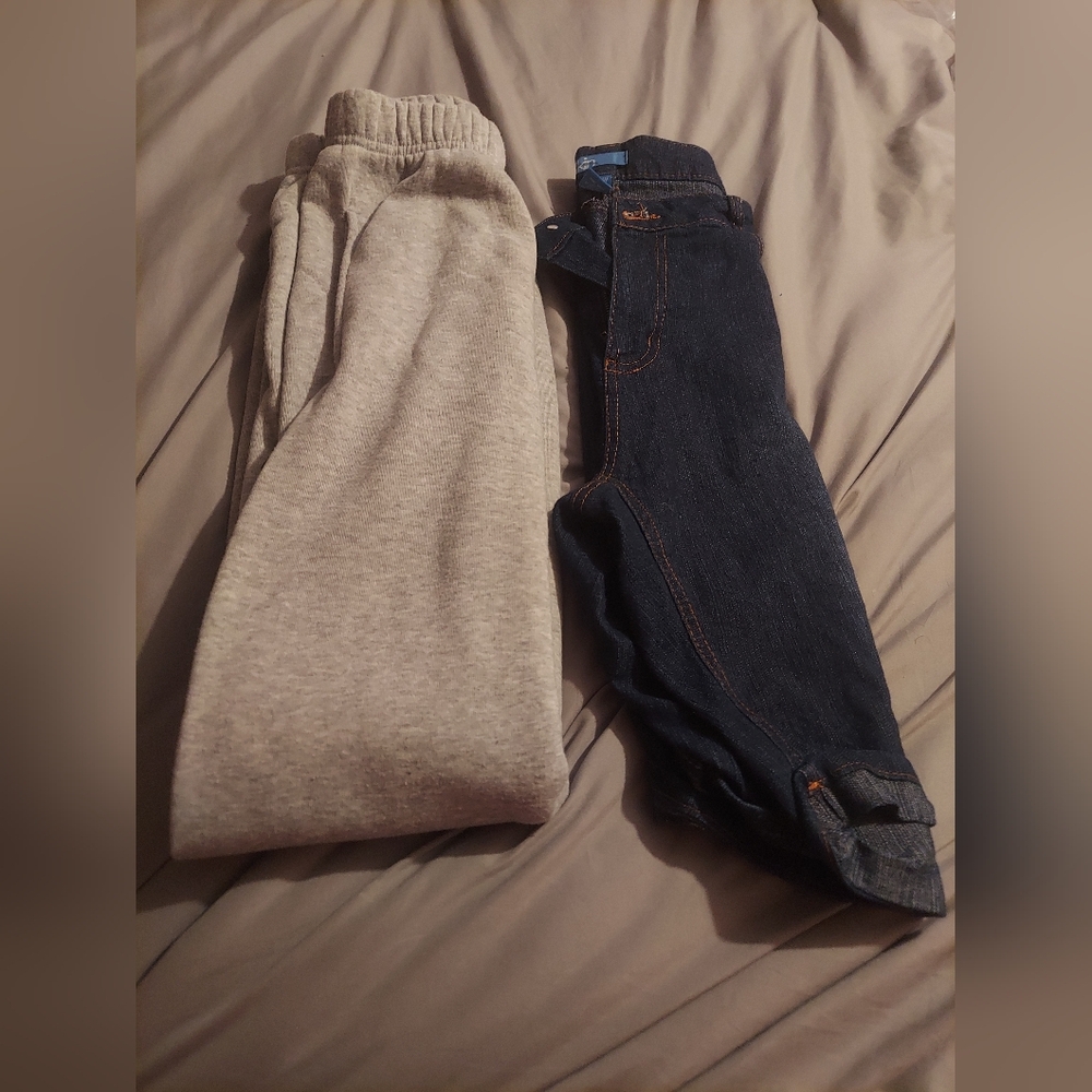 Sweat pants and shorts